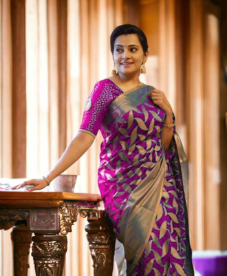 Kanjivaram Jacquard Printed Blouse Material