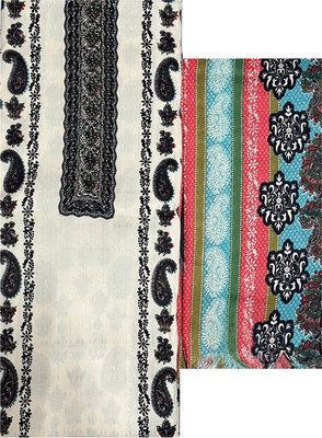 DRAVINAM Trends Wool Printed Salwar Suit Material