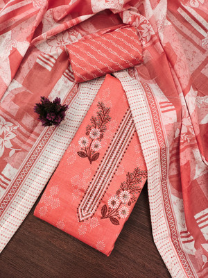LeeliPeeri Designer Cotton Blend Printed Salwar Suit Material