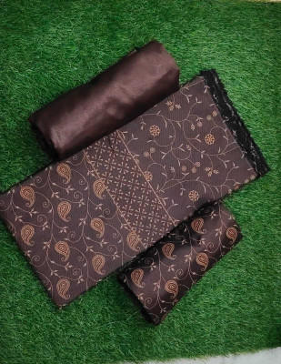 ST SAHIB TEXTILE Wool Printed Kurta & Palazzo Material