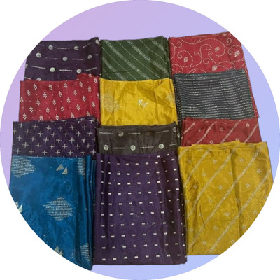 Sachitaa Art Silk Embroidered Blouse Material