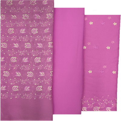 Soul Essence Georgette Embroidered Salwar Suit Material