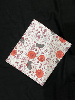 UNSTITCHEDCOLLECTION Cotton Blend Floral Print Kurta & Palazzo Material