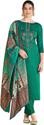 ShEmpire Wool Printed Salwar Suit Material