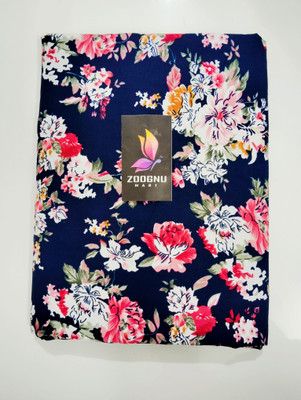 HouseOfCommon Crepe Floral Print Kurta & Patiyala Material