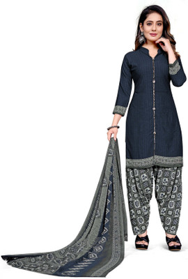 Rajnandini Cotton Blend Printed Salwar Suit Material