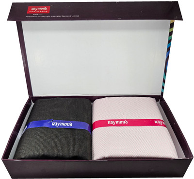 Raymond Cotton Blend Self Design Shirt & Trouser Fabric