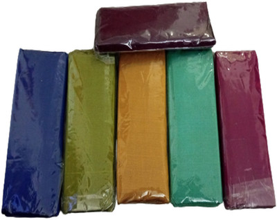 Cotton colors Cotton Silk Solid Blouse Material