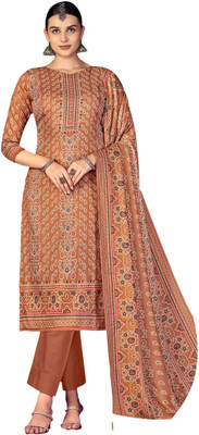 Rosniya Wool Printed Salwar Suit Material