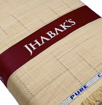JHABAK'S Pure Cotton Checkered Shirt Fabric