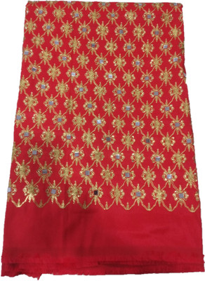 Dudheeba Textiles Silk Blend Printed Blouse Material