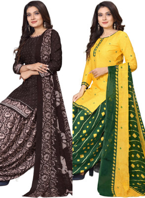 HouseOfCommon Cotton Blend Printed Salwar Suit Material