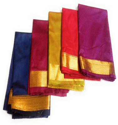 Cotton colors Cotton Silk Solid, Self Design Blouse Material