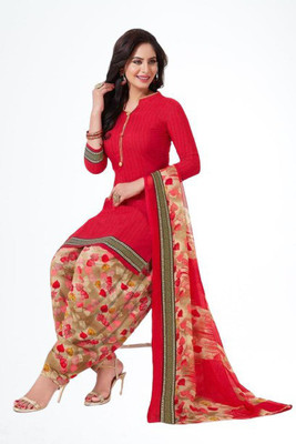 THIRA Crepe Printed Salwar Suit Material