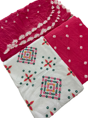 Drashti Creation Pure Cotton Embellished Salwar Suit Material
