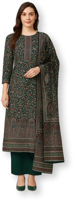 ShEmpire Wool Printed Salwar Suit Material