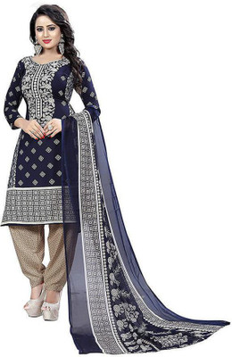 Vijay Deep Silk Mill Crepe Printed Salwar Suit Material