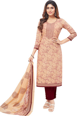 Miraan Printed Kurta, Churidar & Dupatta Set
