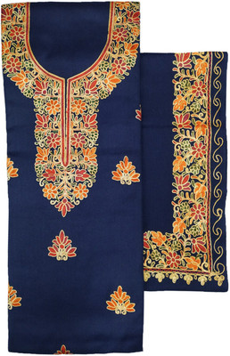 Soul Essence Wool Embroidered Salwar Suit Material
