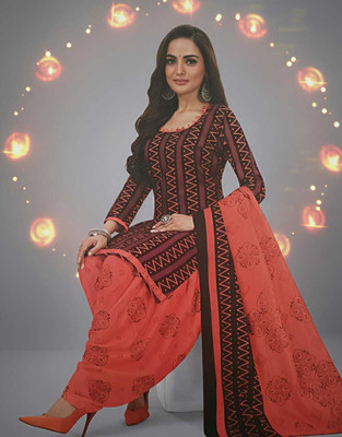jeneric Pure Cotton Printed Salwar Suit Material