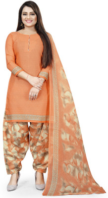 Rajnandini Cotton Blend Printed Salwar Suit Material