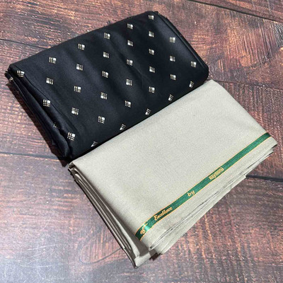 Raymond Cotton Blend Printed Shirt & Trouser Fabric