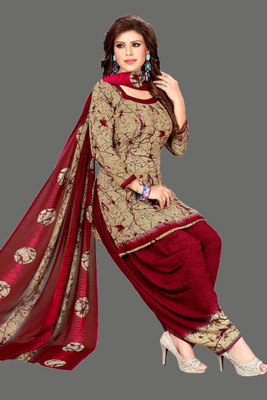Priyashi Crepe Printed Kurta & Patiyala Material