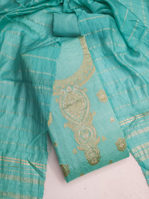 Nayanthara Trends Jacquard Embroidered Salwar Suit Material