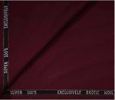 J.Hampstead Wool Solid Trouser Fabric