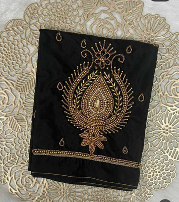 cutyfab Art Silk Embellished Blouse Material