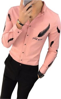 Online Colth Khazana Cotton Polyester Blend Printed Shirt Fabric