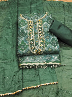 Divastri Organza Embroidered Salwar Suit Material