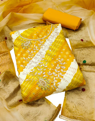 Samah Viscose Rayon Printed, Geometric Print Salwar Suit Material