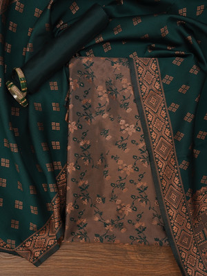 Jaipur Kurti Silk Blend Self Design Salwar Suit Material