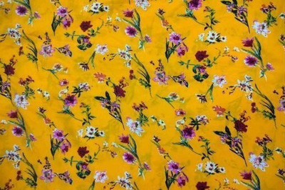 HouseOfCommon Crepe Floral Print Kurta Fabric
