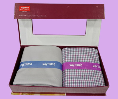 Raymond Viscose Rayon Checkered, Printed Shirt & Trouser Fabric