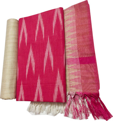 Manikant Handloom Cotton Blend Printed Salwar Suit Material