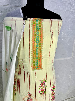 Nagi Textile Georgette Printed Kurta & Palazzo Material