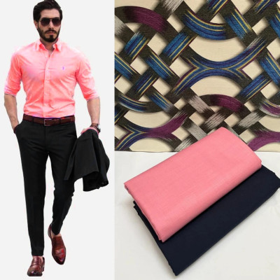 khodiyarfshion Polycotton Solid Shirt & Trouser Fabric