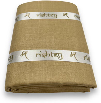 RSIHTEY Cotton Blend Solid Shirt Fabric