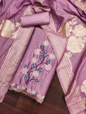 Tasrika Chiffon Embroidered Salwar Suit Material