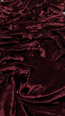 DCPL VELVET CREATION Velvet Solid Blouse Material