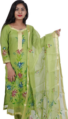 Amaze Ent. Cotton Silk Floral Print Salwar Suit Material