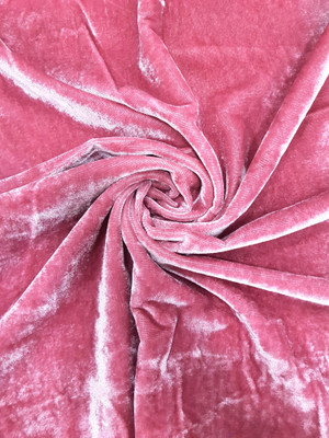 KDPM Velvet Solid Multipurpose Running Fabric