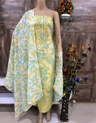 Shree paras creation Pure Cotton Floral Print, Printed Salwar Suit Material
