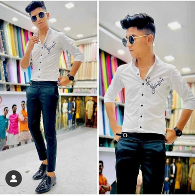 Wesofy Polycotton Printed Shirt & Trouser Fabric