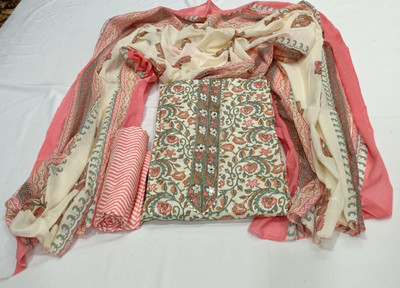 Shree paras creation Pure Cotton Printed Salwar Suit Material