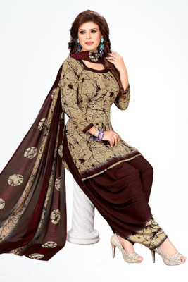 Drashti Creation Crepe Printed Salwar Suit Material