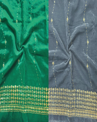 Durga Velvet Solid Blouse Material