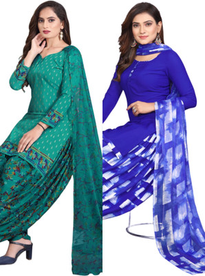 HouseOfCommon Cotton Blend Printed Salwar Suit Material